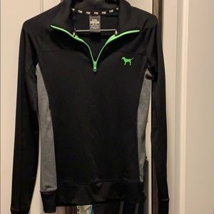 PINK 1/4 zip pullover